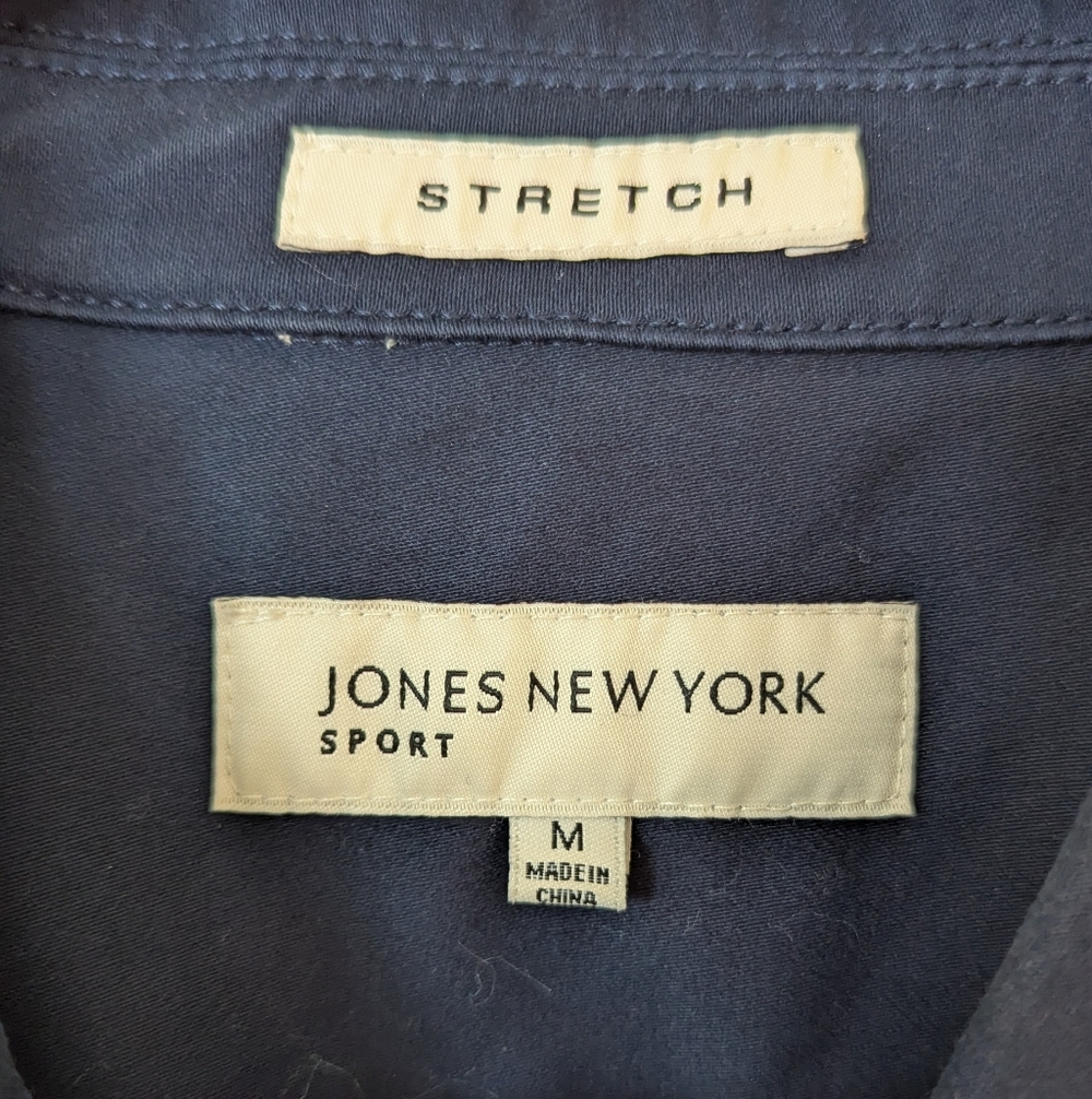 Jones New York Dark Blue Jean Jacket - Picture 3 of 5